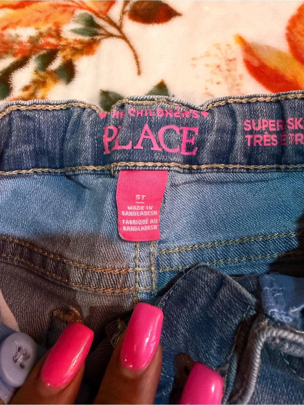 The Children's Place girls Skinny Jeans in Light Blue Wash